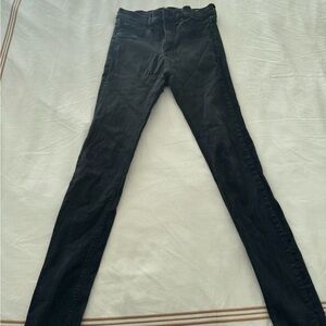 Rag & Bone black 10 inch skinny jeans
